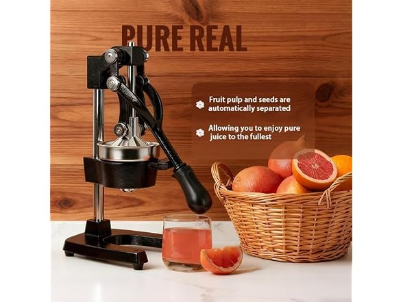 METALBEE Cast Iron Hand Press Juicer