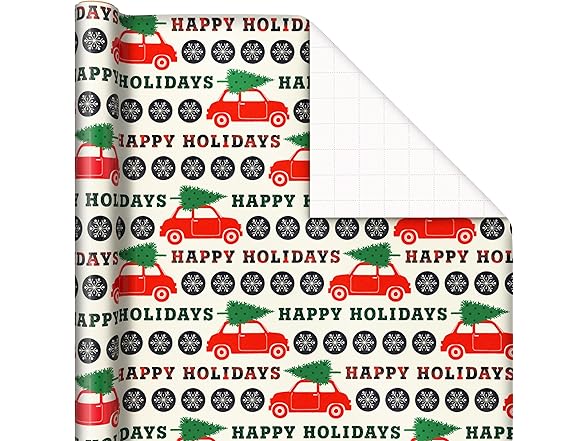 Image Arts Christmas Gift Wrap 4pk