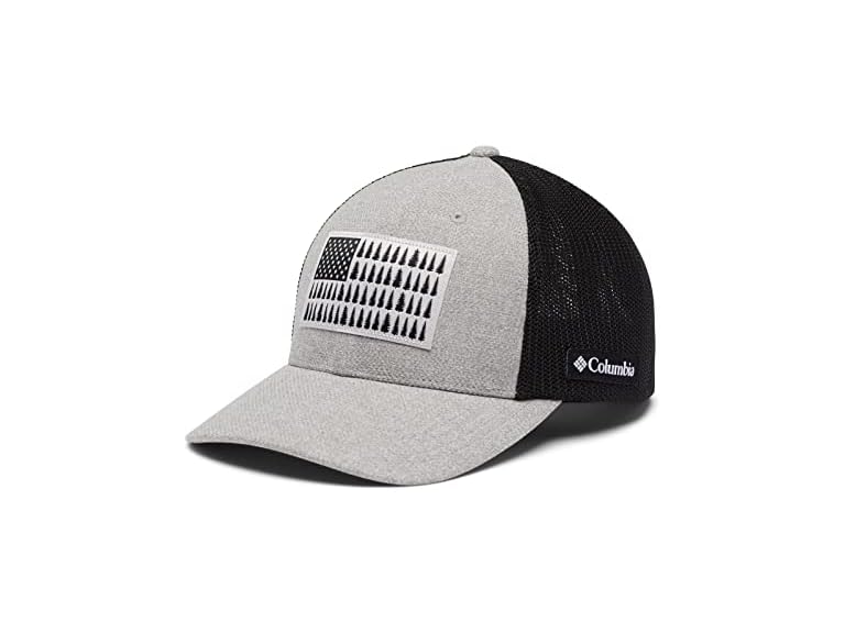 Columbia Unisex Tree Flag Mesh Ball Cap XXL