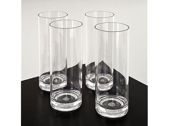 CITYPOINT 4-Pack 12 Oz Clear Plastic 