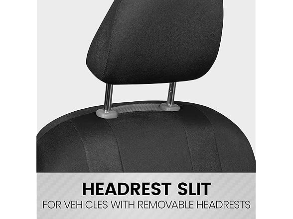 Black Two-Tone Seat Covers Full Set