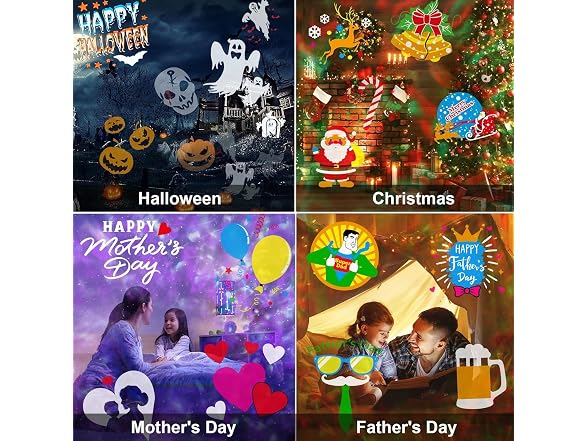 FLITI Seasonal Projector 4 Patterns a Time