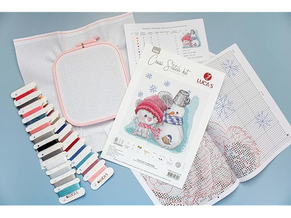 Luca-S Cross Stitch Kit The Cat & Friends - Gallery 2
