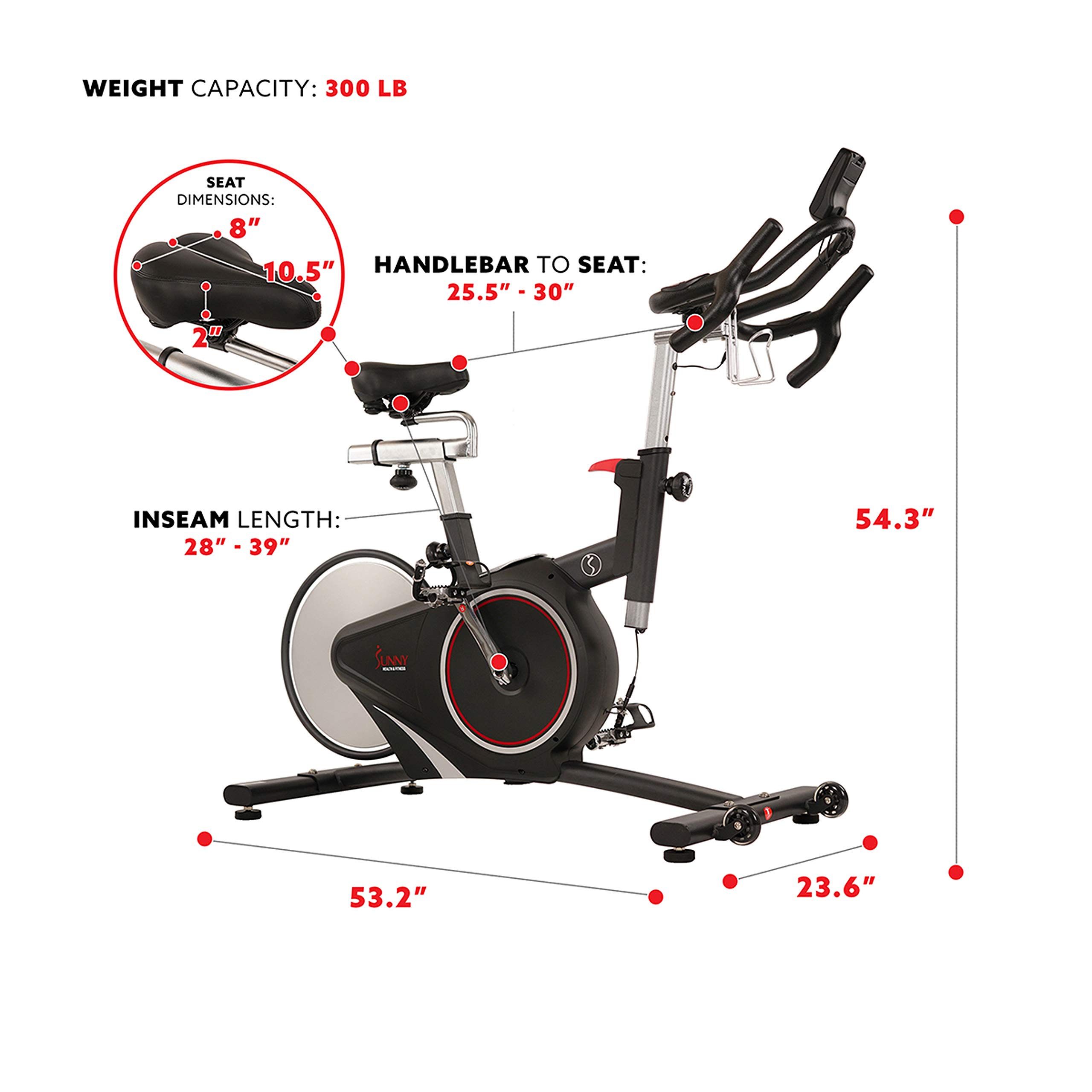 Sunny Health & Fitness SF-B1709 Bike - Gallery 14