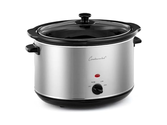 Continental Electric 6 Qt. Oval Slow Cooker