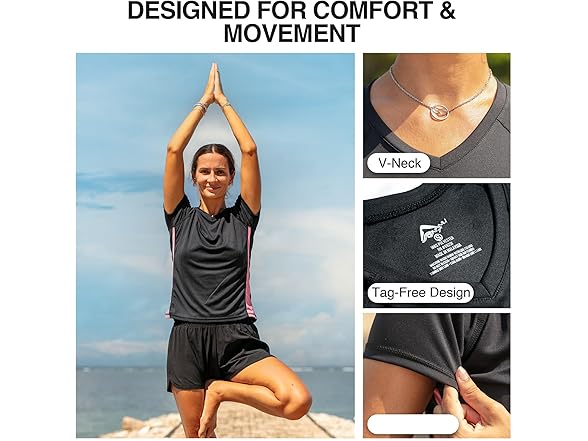Kanu Surf Women's Rashguard Black/Pink (L)