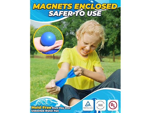 SCUATANBE Reusable Water Balloons 16 PCS