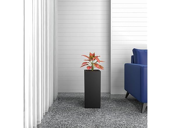 LeisureMod TP24BL Terra Planter Black