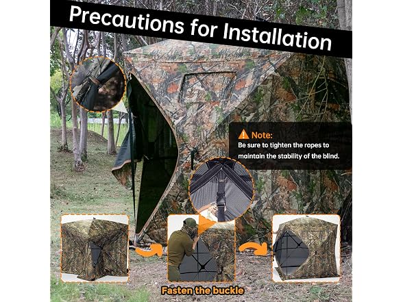 Multi Person Camo Hunting Blind