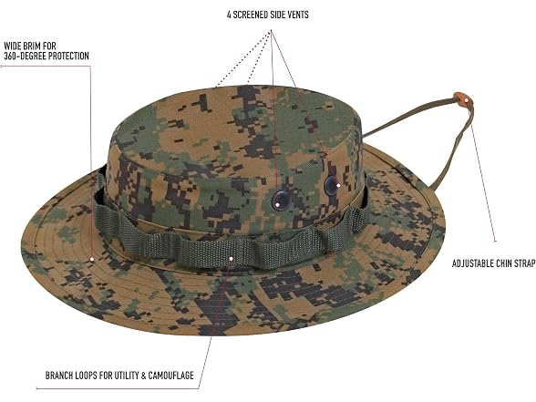 Rothco Boonie Hat (7 1/4) Digital Camo