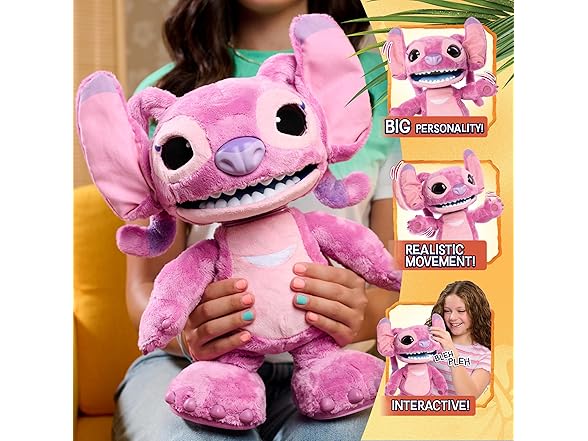 Disney Stitch Ultimate Angel Interactive 17" Plush Toy