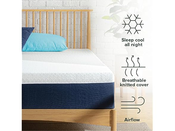 ZINUS 10" King Cooling Comfort Hybrid Mattress