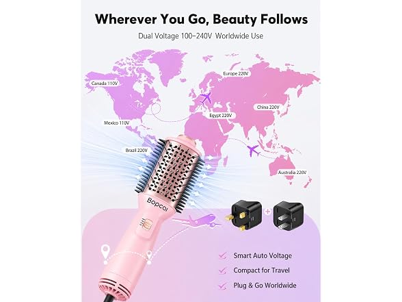 Bopcal Travel Blow Dryer Brush
