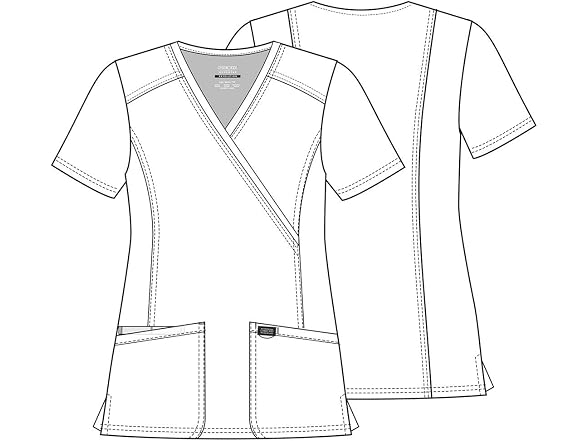 Cherokee Women (XXS) WW Revolution Scrub XXS Shirt