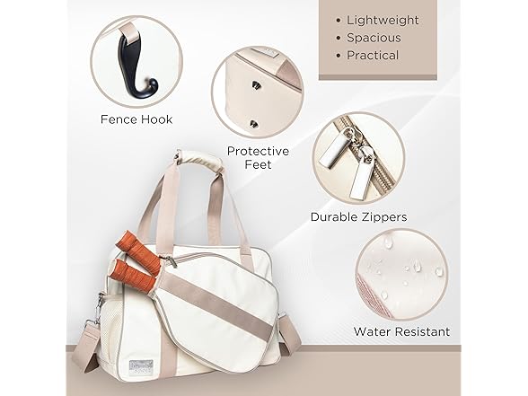 Pickleball tote Adjustable Shoulder Strap