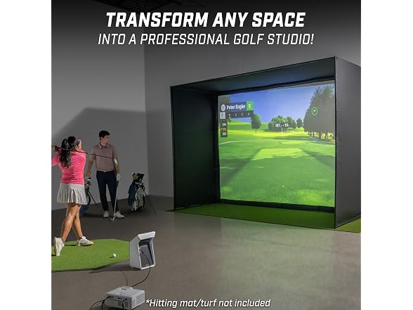 GoSports 12 x 9 ft Golf Simulator