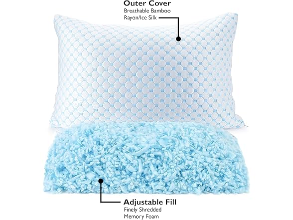 Greaton Gel Memory Foam Sleeping Pillow