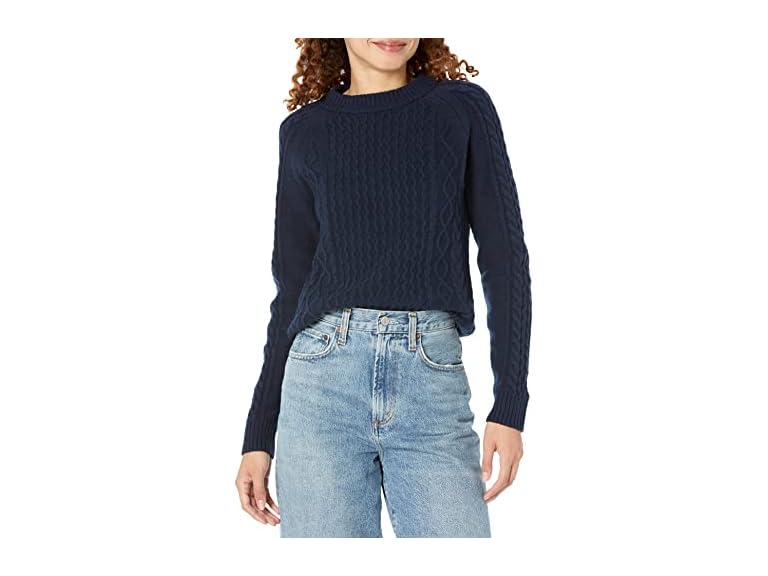 Amazon Essentials Women Stitch Cable Sweater - Gallery 12