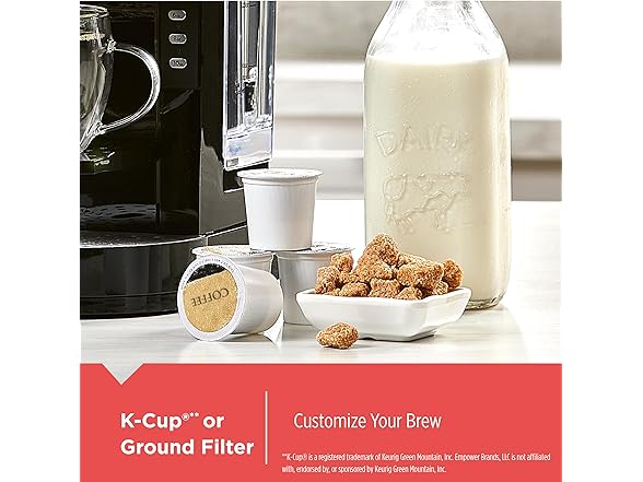 BLACK+DECKER Family Single Serve K-Cup Brewer