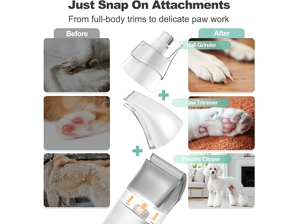 6-in-1 Dog Grooming Vacuum Kit
