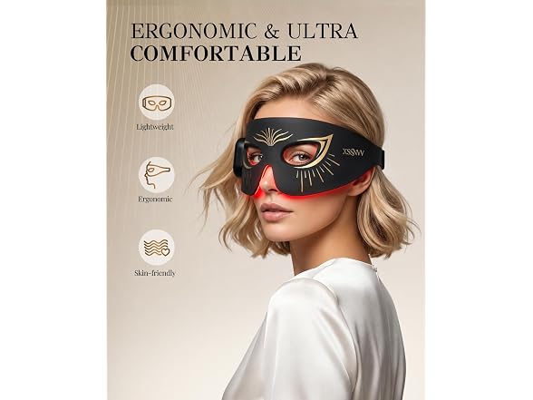 Red Light Therapy Under-Eye Mask
