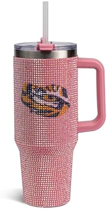 Memory Company NCAA Pink Bling Game Day Drinking Tumbler
