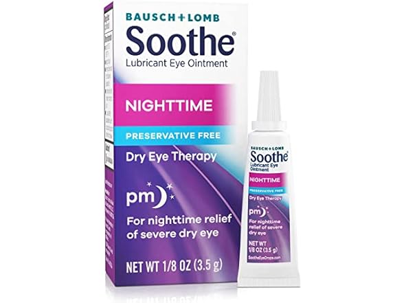 Bausch + Lomb Lubricant Nighttime Dry Eye Ointment