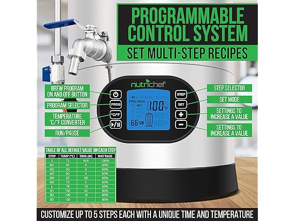 Nutrichef All In One Home Beer Brewing Kit