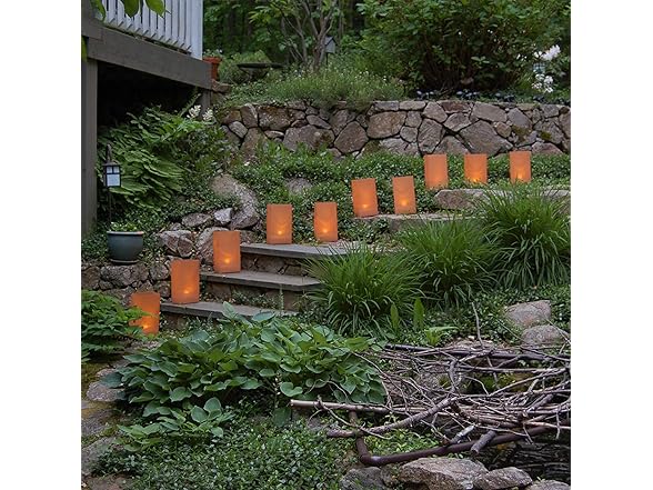 Lumabase 32310 Electric Luminaria Kit, Tan