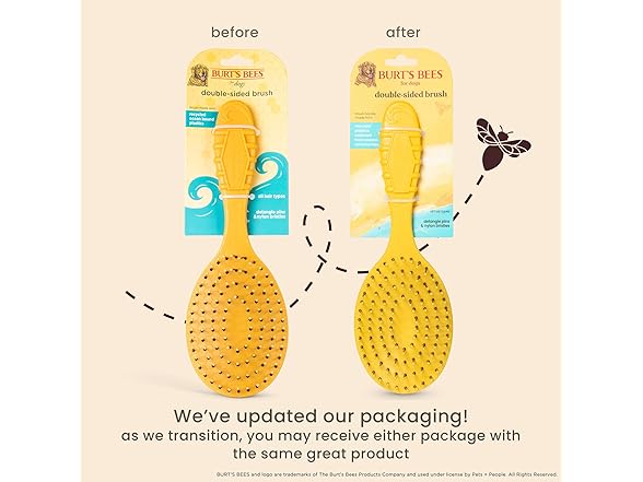 Burt's Bees for Pets Double Sided Brush for Large Dogs