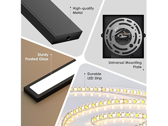 BesLowe Long Outdoor Wall Lights