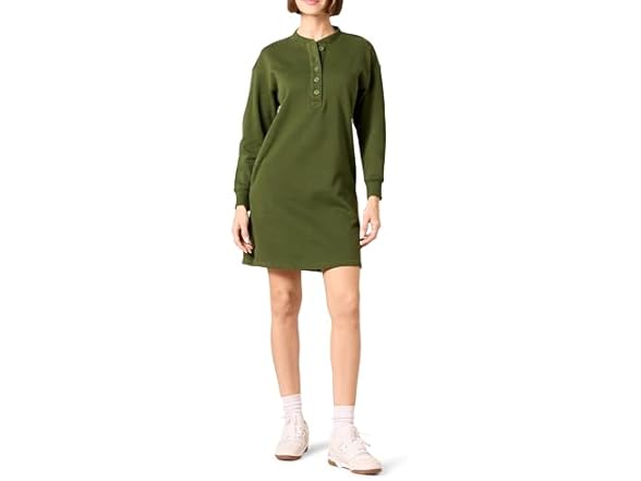 Amazon Essentials Womens Henley Dress