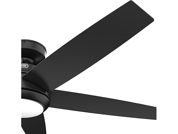 Hunter Fan 52 Inch Matte Black Finish Indoor Ceiling Fan - Gallery 9
