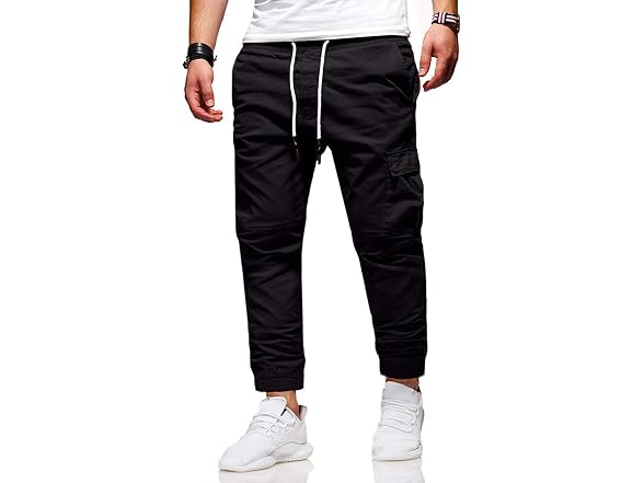 Uni Clau Men (S) Fashion Cargo Pants Trousers