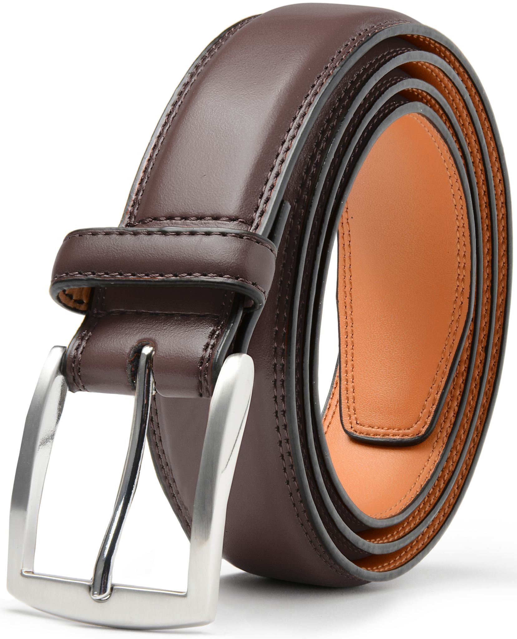 1, 2, 3, 4, 6-Pack Leather Dress Belt - Gallery 43
