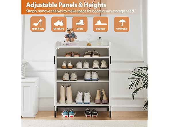 Mericonia Modern Shoe Cabinet