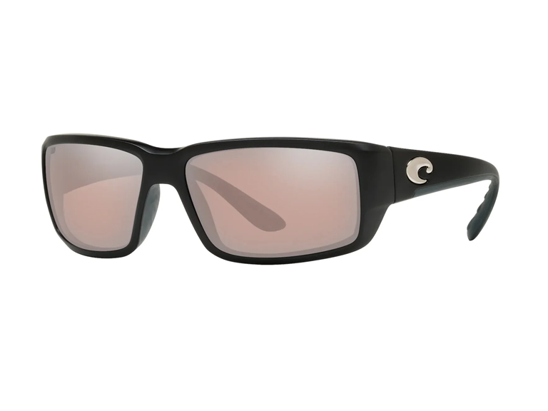Costa Del Mar Unisex Polarized Fantail Low Bridge Fit Rectangular Sunglasses