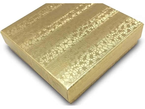 RJ Displays- Gold Foil Cotton Filled