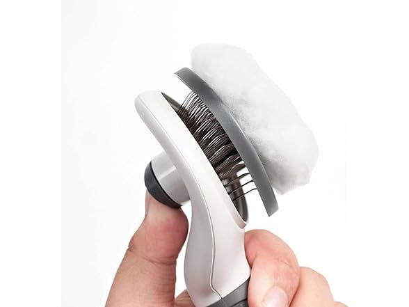 Generic Pet Hair Removal Comb Grey