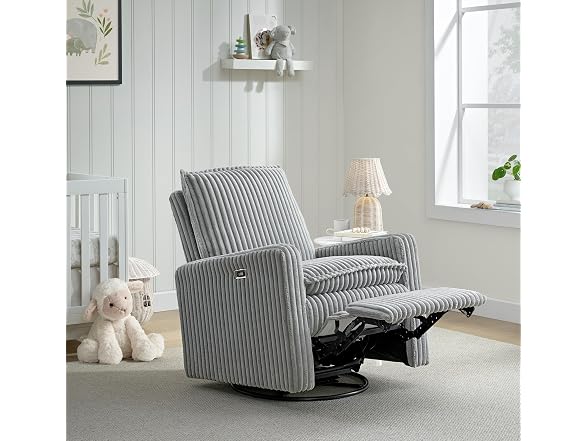Oxford Baby Uptown Power Recliner/Glider, Corduroy