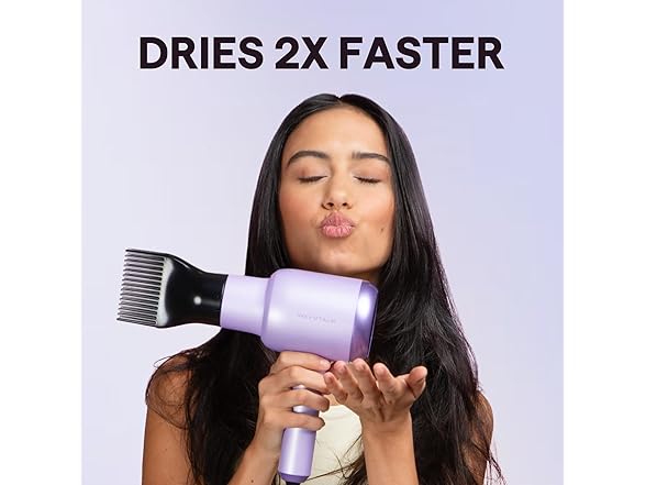 Ionic Hair Dryer with Diffuser & Comb