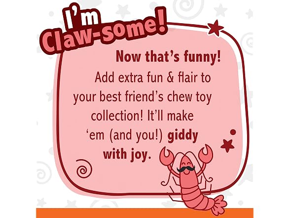 Nylabone Lobster Power Chew Toy for Dogs, Dog