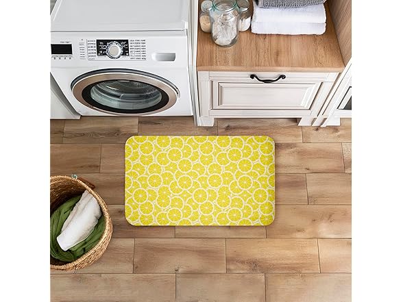 Zesty Lemons Everywhere Anti-Fatigue Floor Mat,