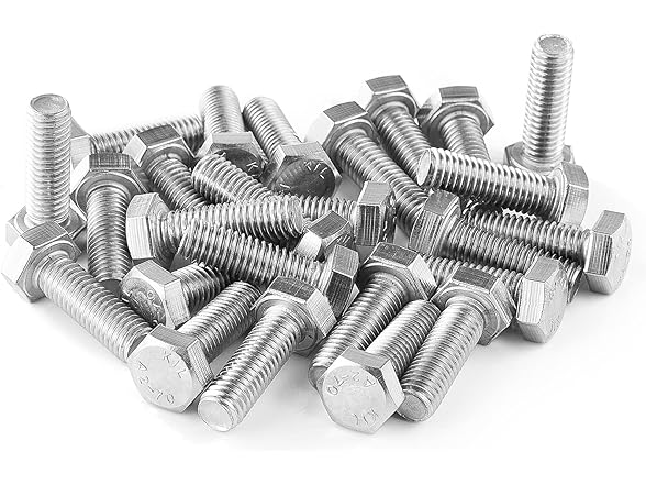 M8-1.25 x 50mm Heavy Duty Hexagon Bolts Hex Head Screws