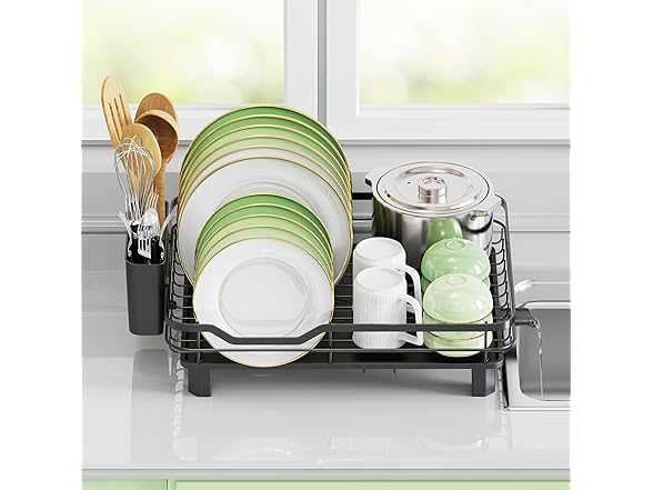 ROTTOGOON Black Dish Drying Rack