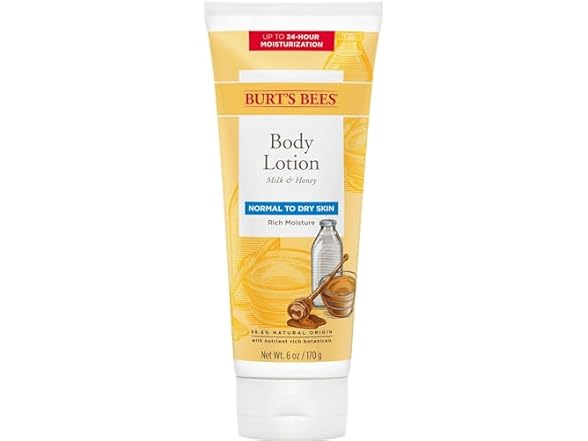 Burt's Bees Naturally Nourishing Milk & Honey Body Lotion 6 oz