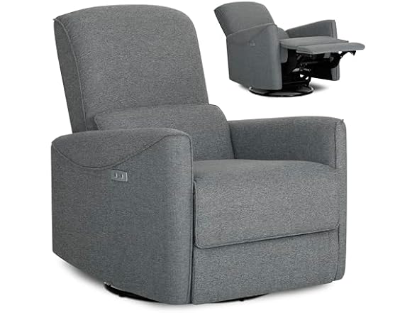 Evolur Belmont Power Recliner with Massager