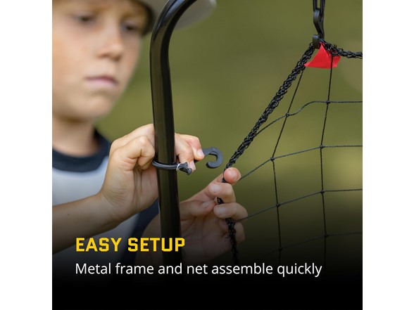 SKLZ PitchBack Baseball and Softball Pitching Net and Rebounder