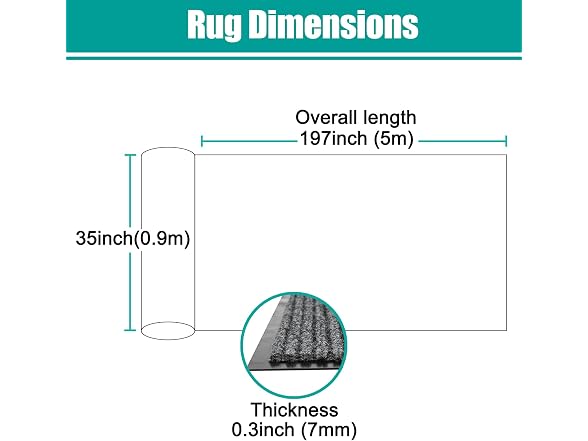 ITINA Long Door Mat