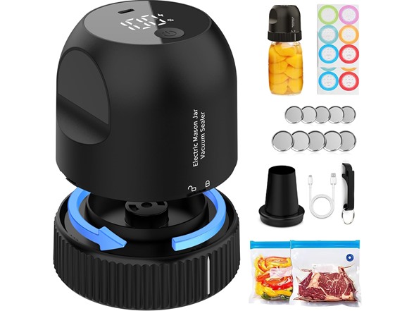 3 in 1 Electric Mason Jar Vacuum Sealer Kit